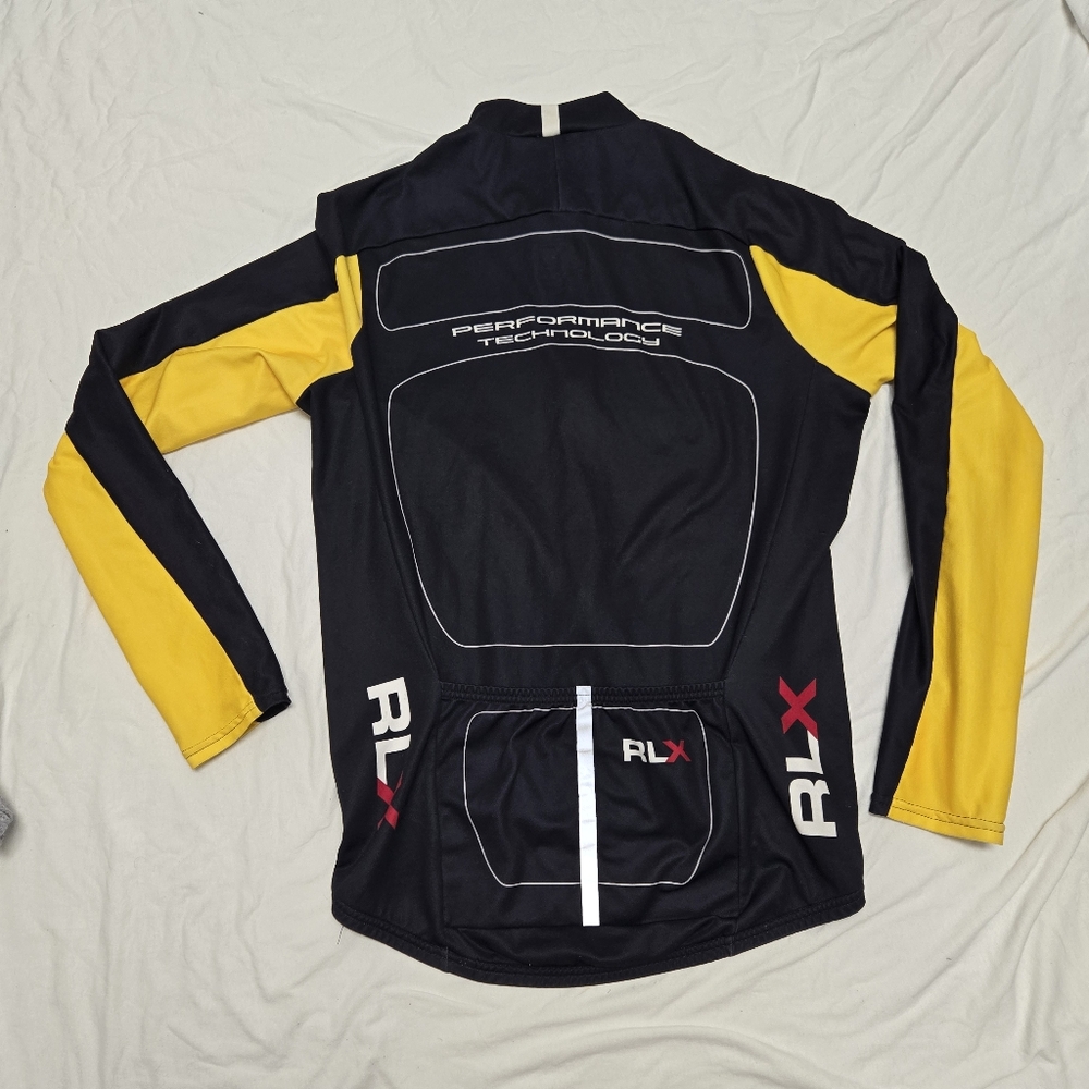 RLX Polo Ralph Lauren Black and Yellow Performance Sport Jacket - Picture 2 of 4